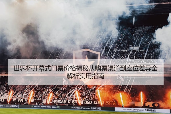 世界杯开幕式门票价格揭秘从购票渠道到座位差异全解析实用指南